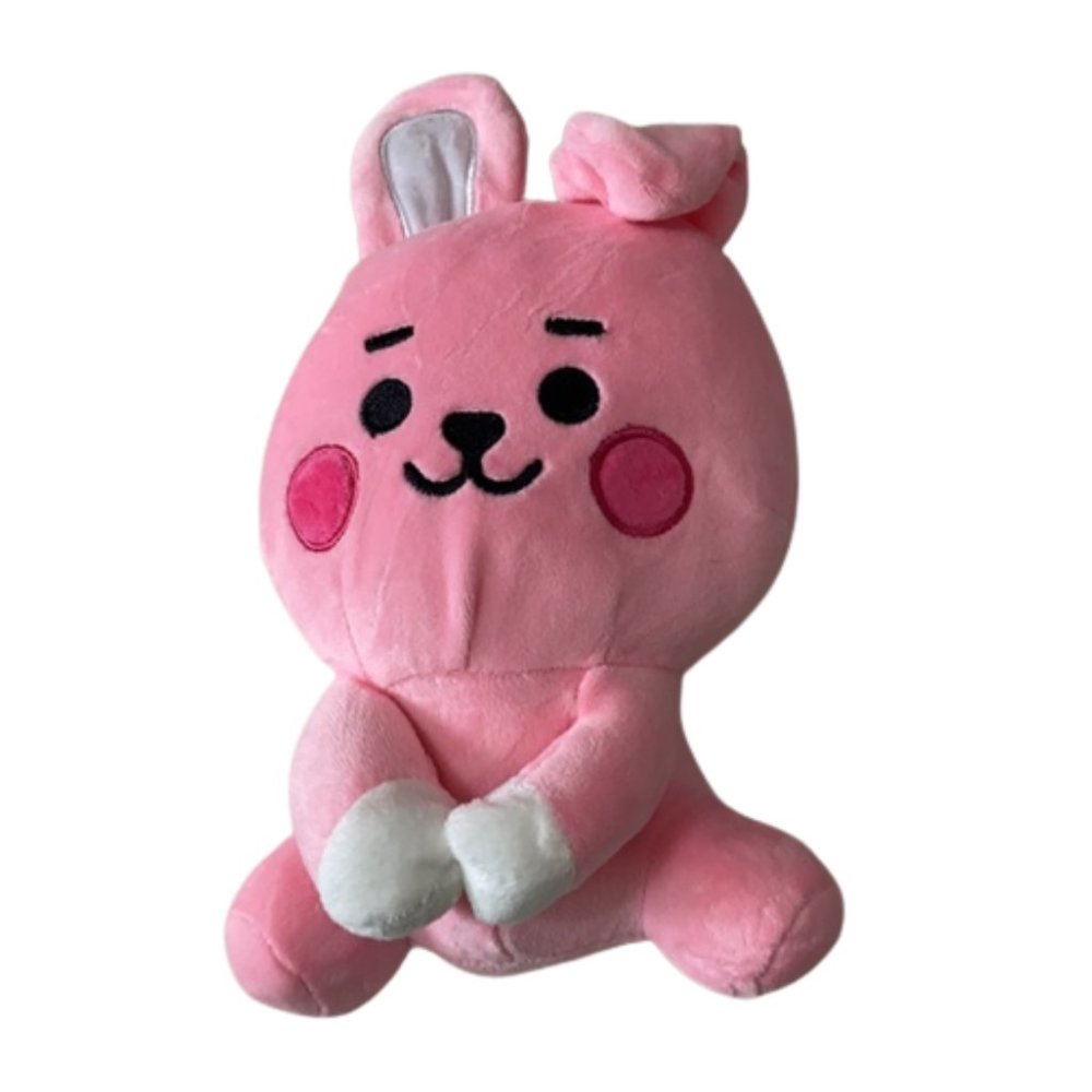 NWOT New BTS21 Line Friends Plushie "Cooky" Pink plushie doll‎ BTS 21 stu…